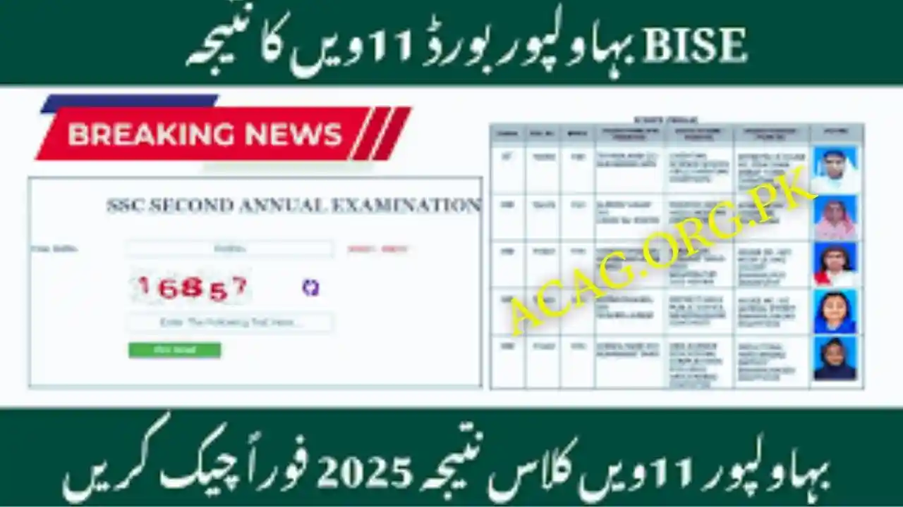 BISE Bahawalpur 1st Year Result 2025