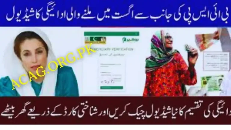 BISP 8171 Online Registration 2025