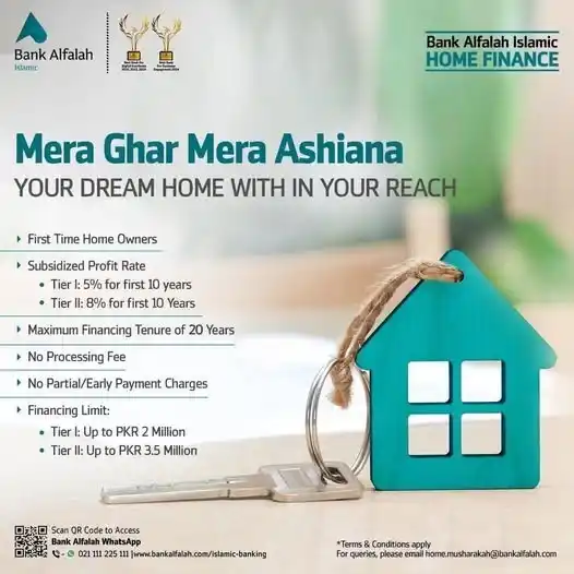 Bank Alfalah Mera Ghar Mera Ashiana Scheme 2025