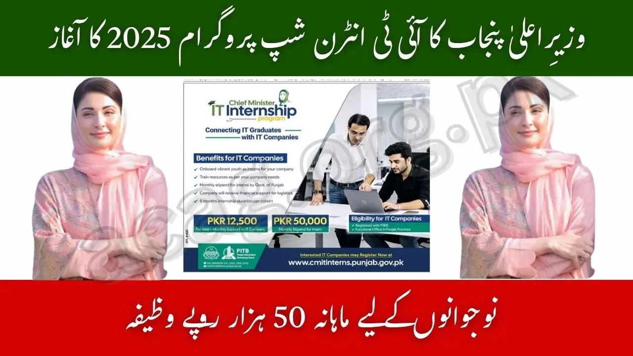 CM Punjab Launches IT Internship Program