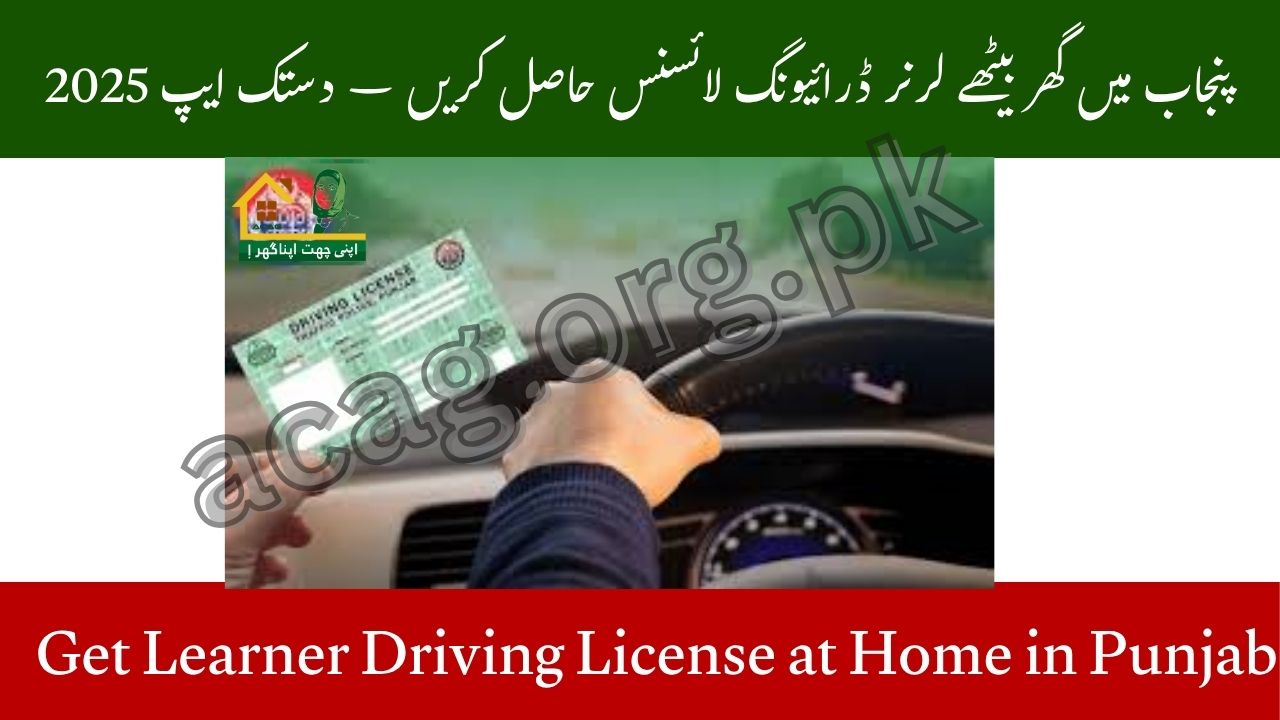 Get Learner Driving License at Home in Punjab