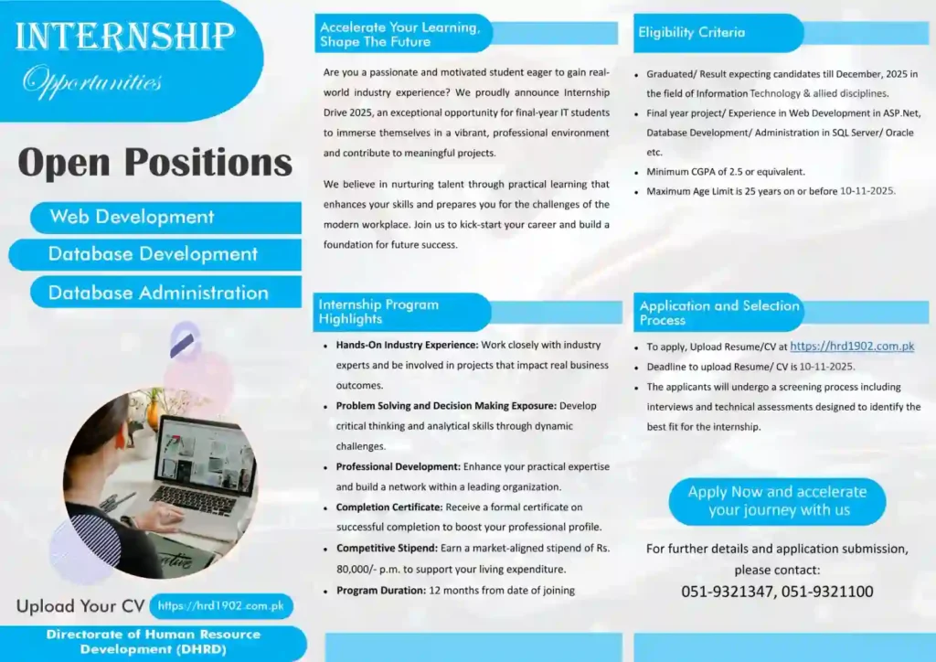 PAEC Opens Applications for HRD1902 Internship 2025