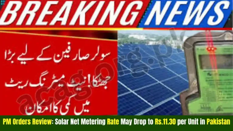 PM Orders Review Solar Net Metering Pakistan 2025