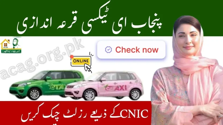 Punjab E-Taxi Balloting Result 2025