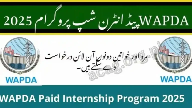 WAPDA Announces Paid Internship 2025