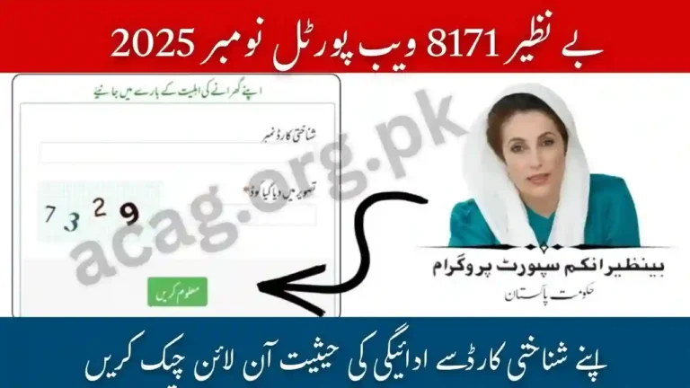 BISP 8171 Web Portal November 2025