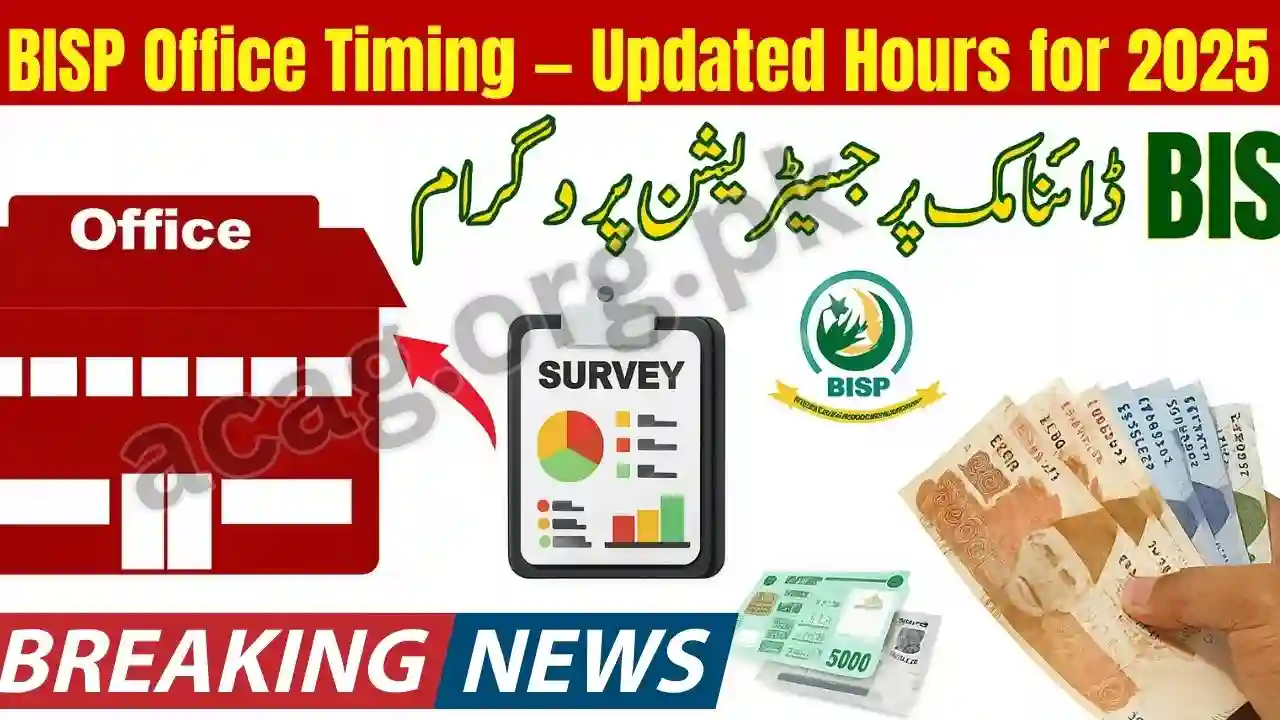 BISP Office Timing Updated 2025