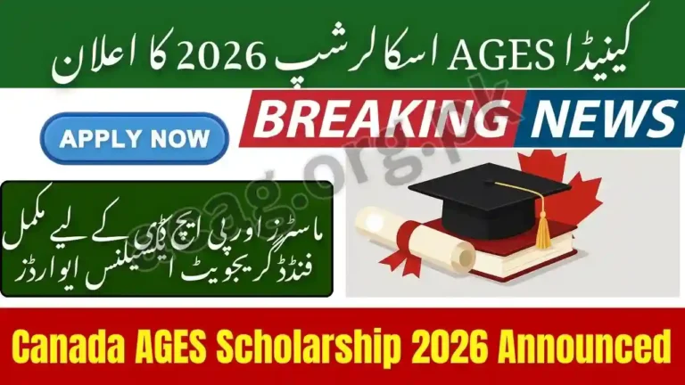 Canada AGES Scholarship 2026 Announced