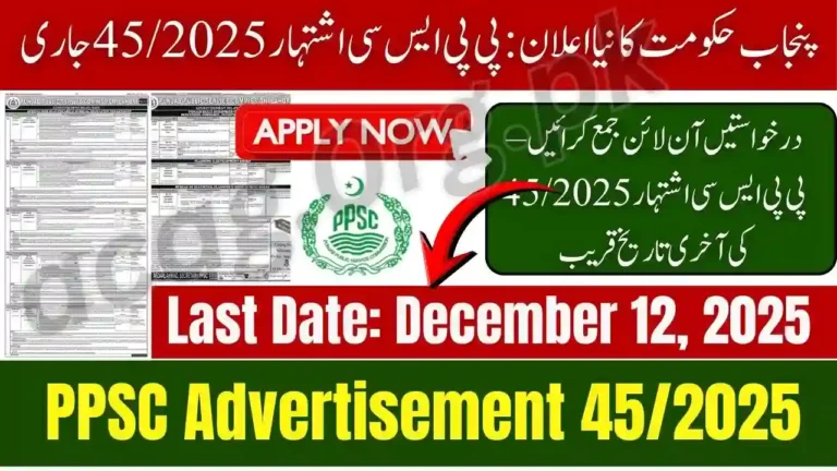PPSC Advertisement 45