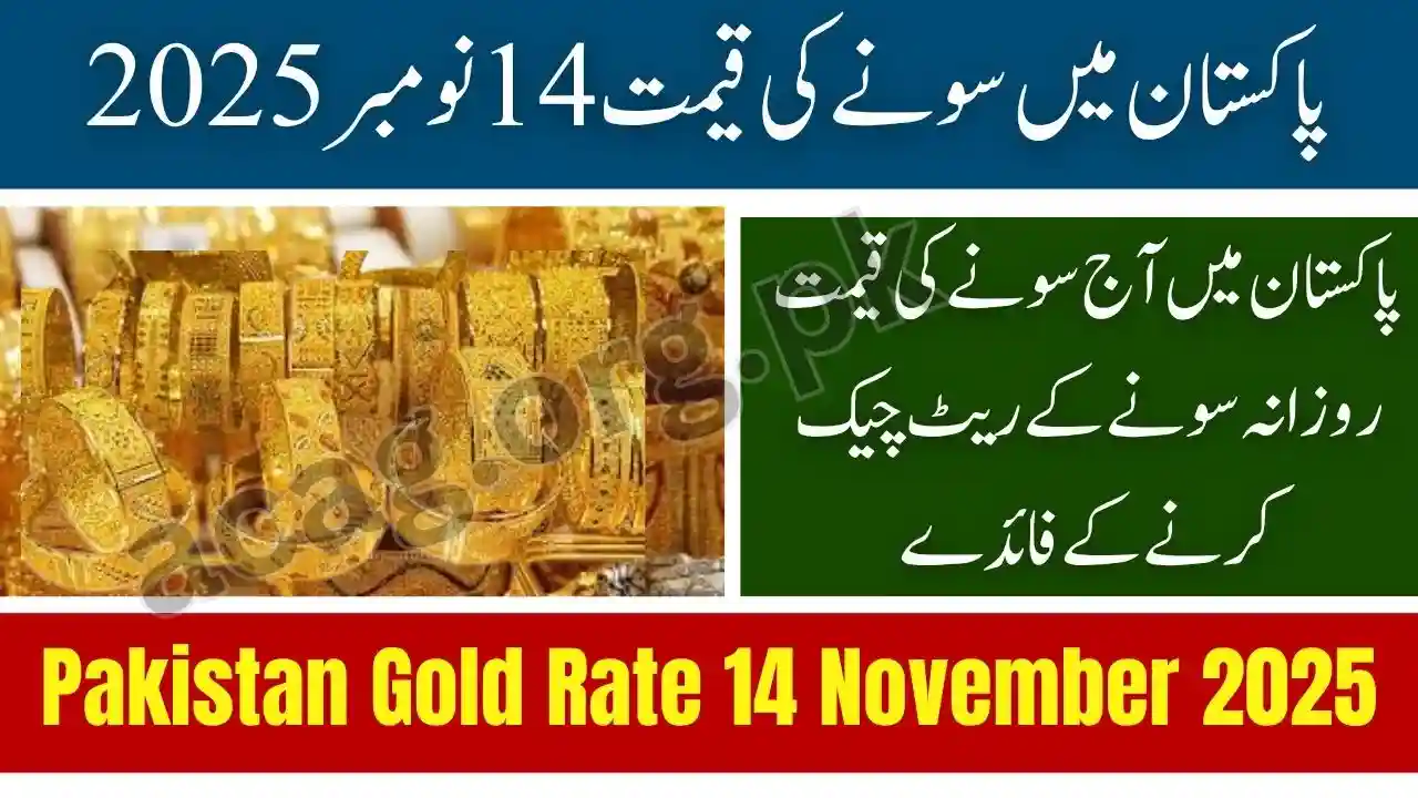 Pakistan Gold Rate 14 November 2025