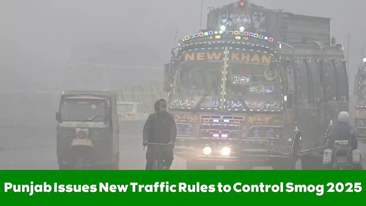 Punjab Issues New Traffic Rules to Control Smog 2025