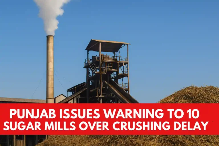 Punjab Issues Warning to 10 Sugar Mills Over Crushing Delay