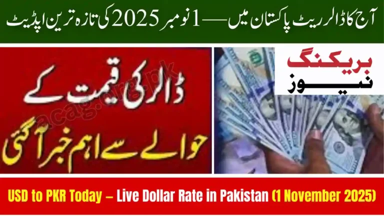 US Dollar to Pakistani Rupee Rate Today