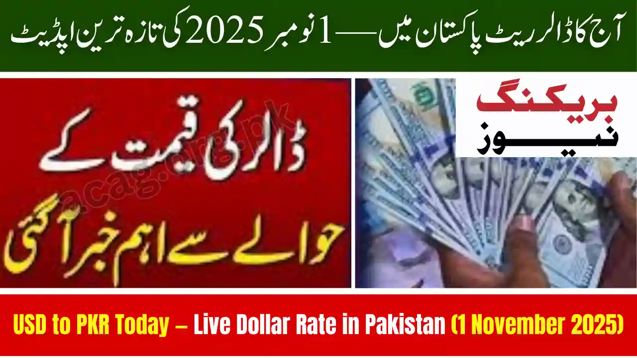 US Dollar to Pakistani Rupee Rate Today