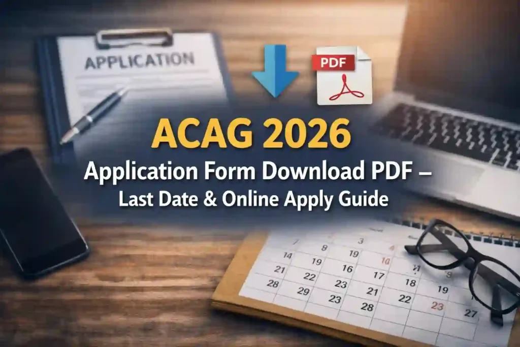ACAG 2026 Application Form Download PDF – Last Date & Online Apply Guide