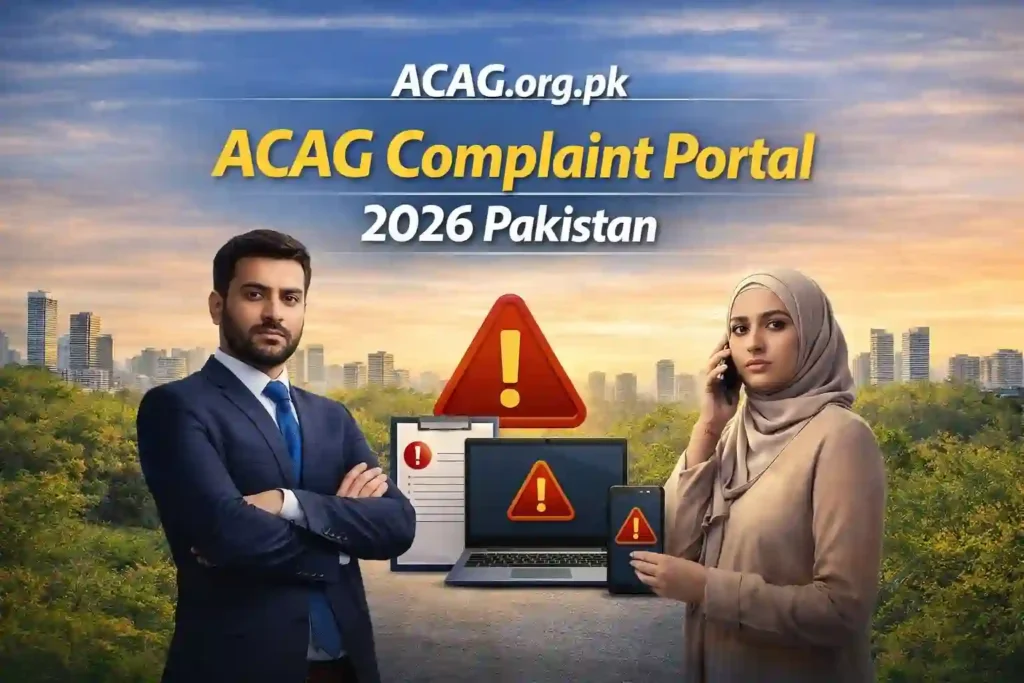 ACAG Complaint Portal 2026 Pakistan