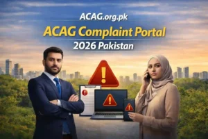 ACAG Complaint Portal 2026 Pakistan