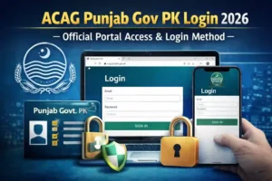 ACAG Punjab Gov PK Login 2026