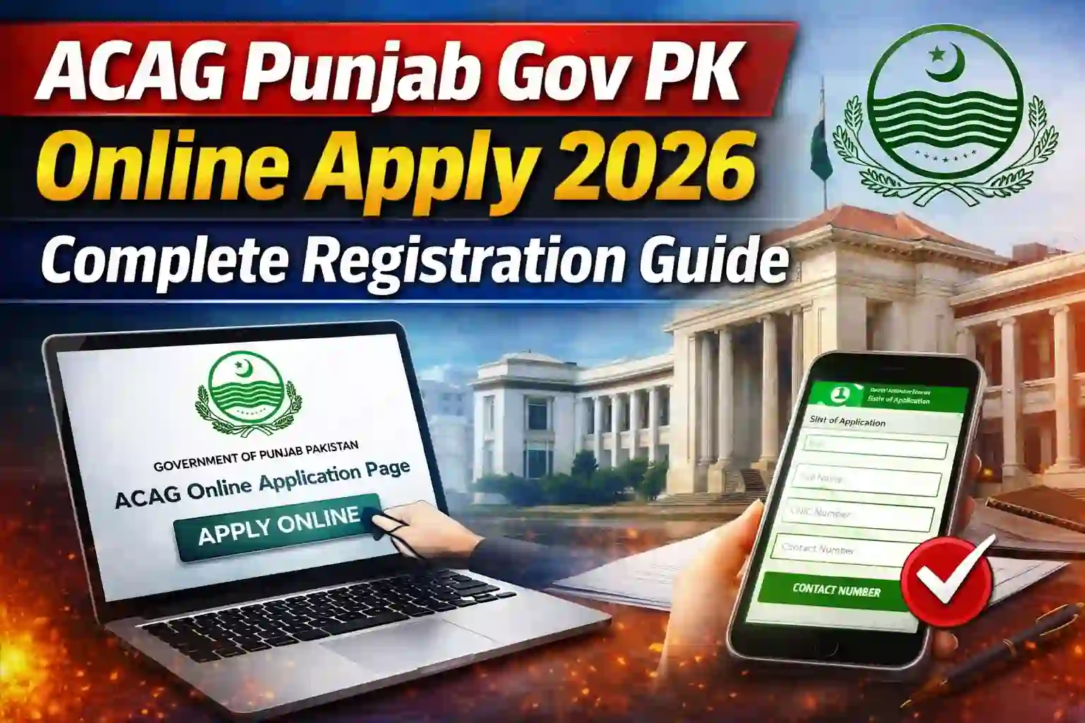 ACAG Punjab Gov PK Online Apply 2026 – Complete Registration Guide